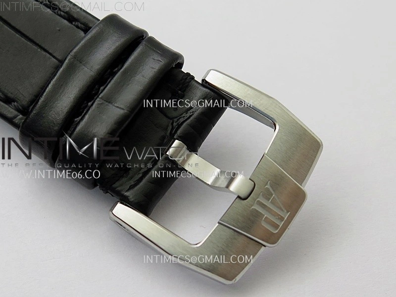 Code 11.59 SS 15210 APSF 1:1 Best Edition Black Dial on Black Leather Strap SA4302 Super Clone